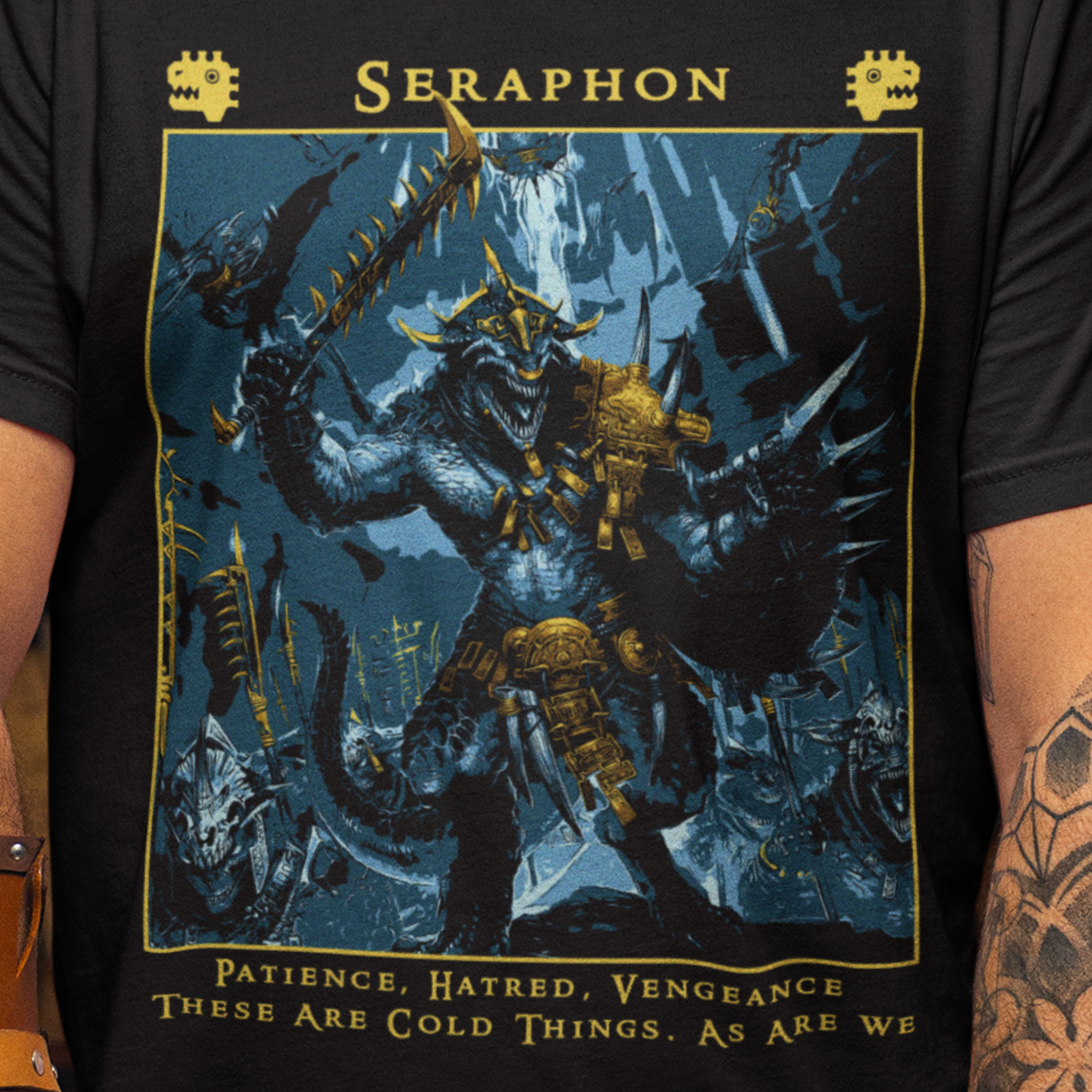 "Patience, Hatred, Vengeance" T-Shirt