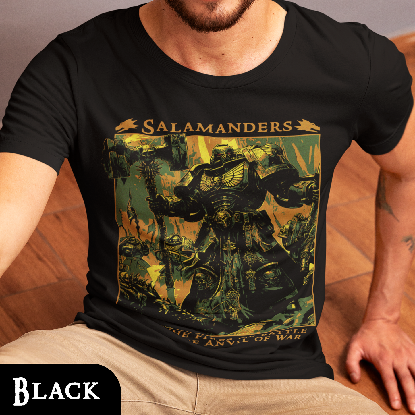 Salamanders - Into The Fires Of Battle | T-Shirt
