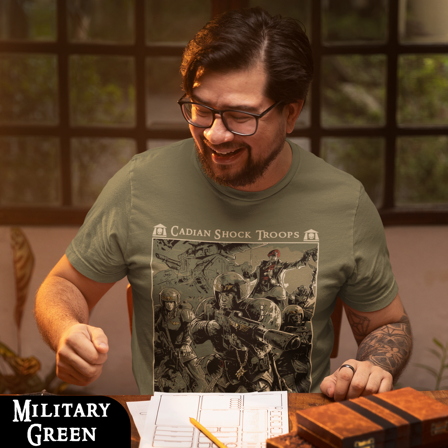 Cadian Shock Troops - Astra Militarum | T-Shirt