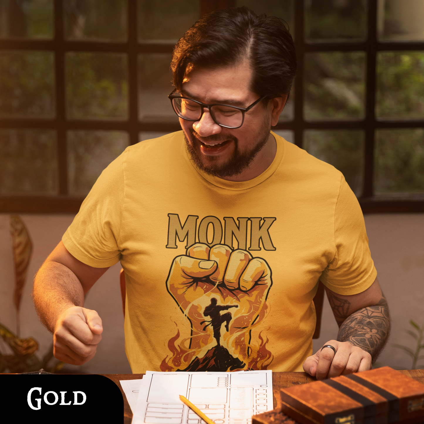 "Monk" D&D T-Shirt