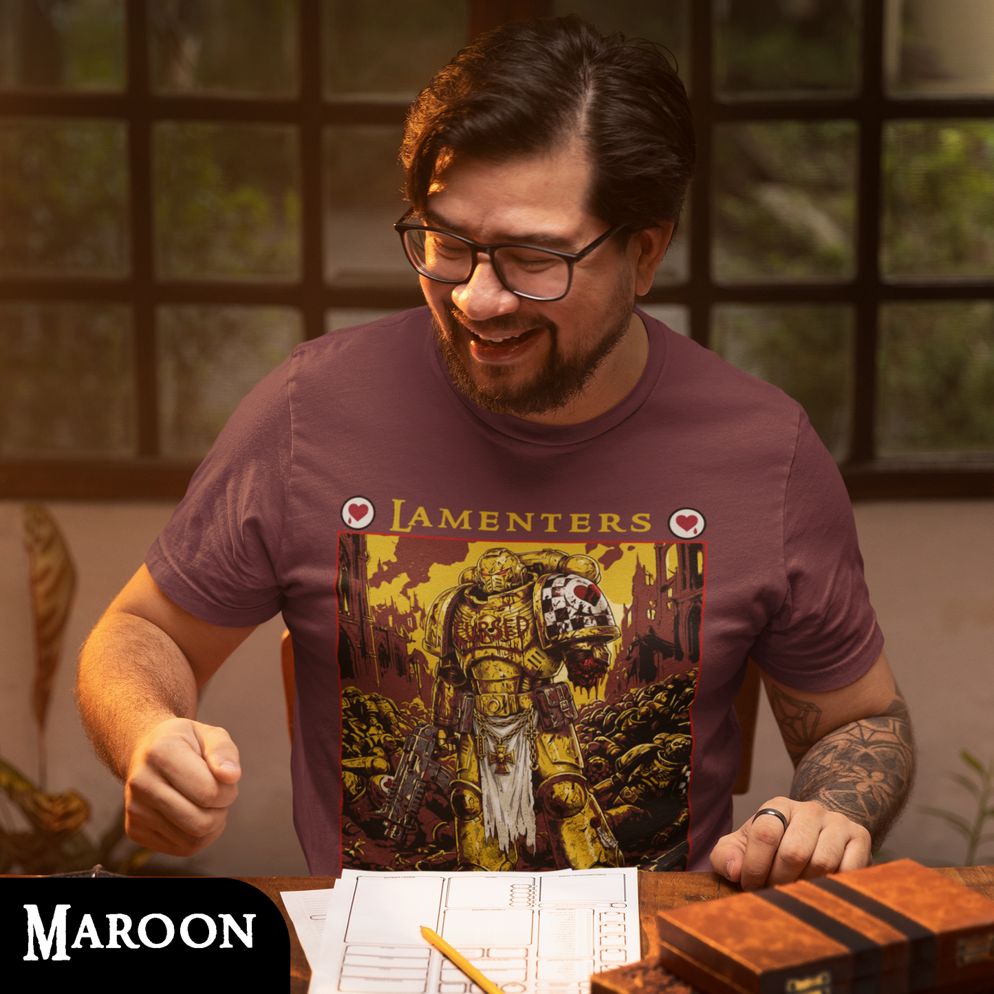 Lamenters - We Die In Glory | Back Print T-Shirt