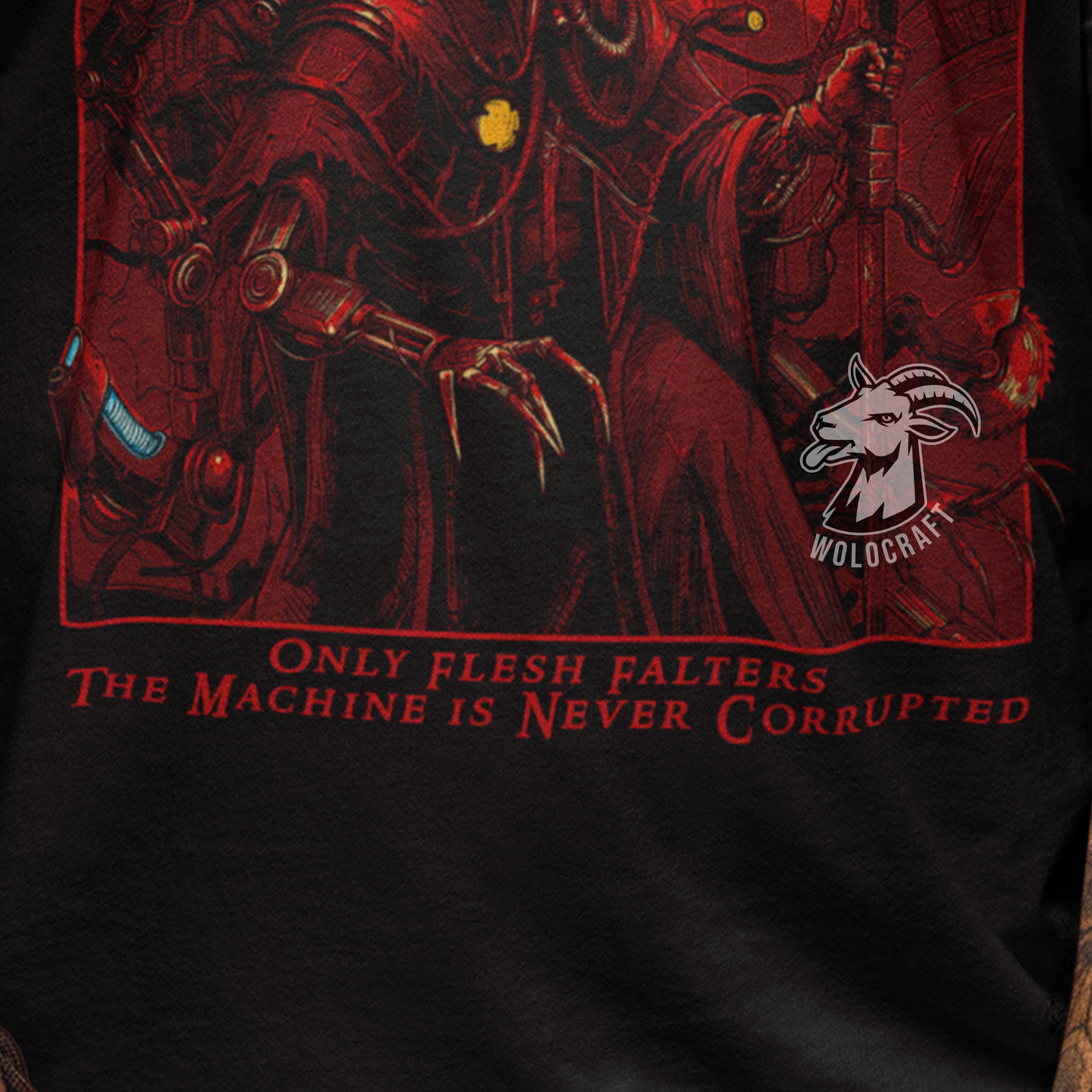 Adeptus Mechanicus - Only Flesh Falters | T-Shirt