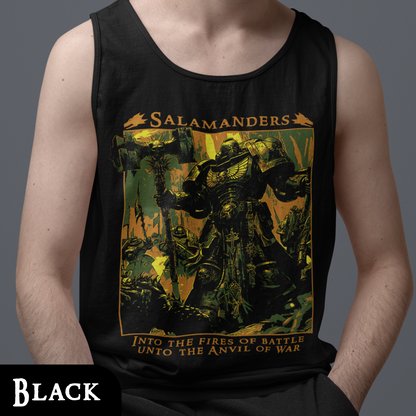 Salamanders - Into The Fires Of Battle | Tank Top