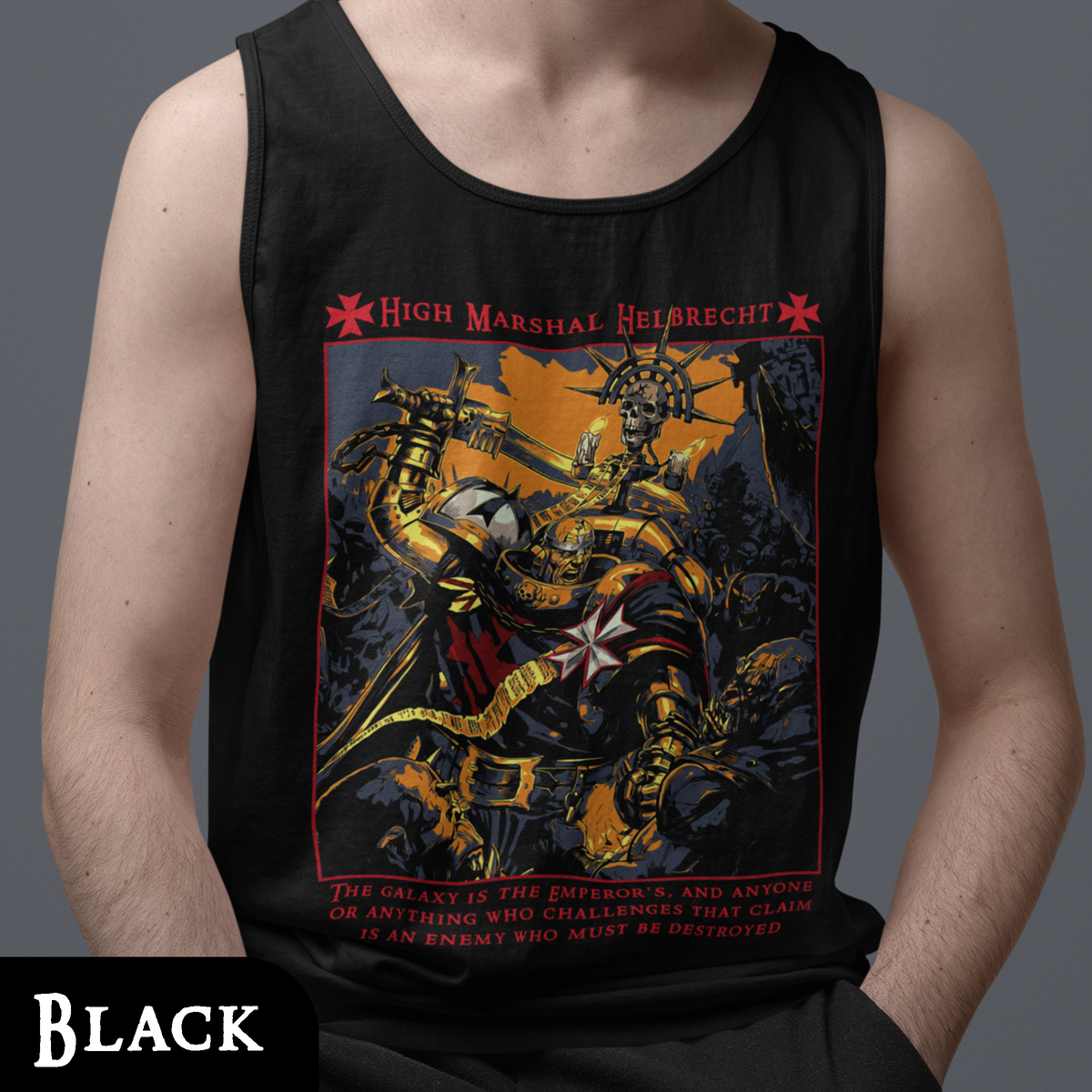 High Marshal Helbrecht - Black Templars | Tank Top