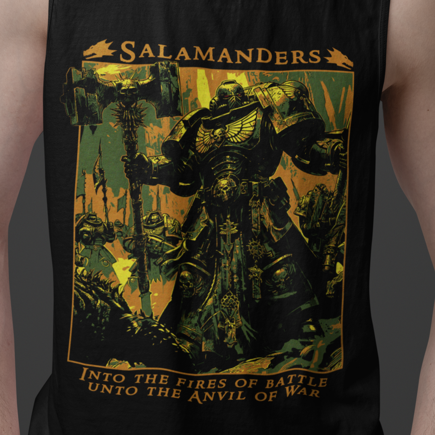 "Into The Fires Of Battle" Tank Top