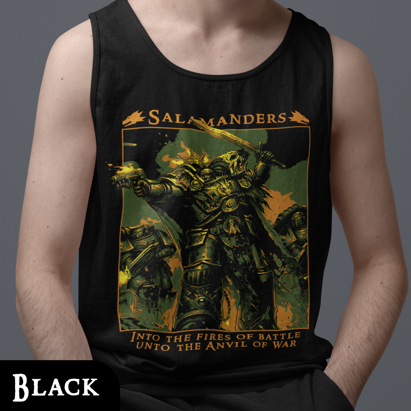 Salamanders - Unto The Anvil of War | Tank Top