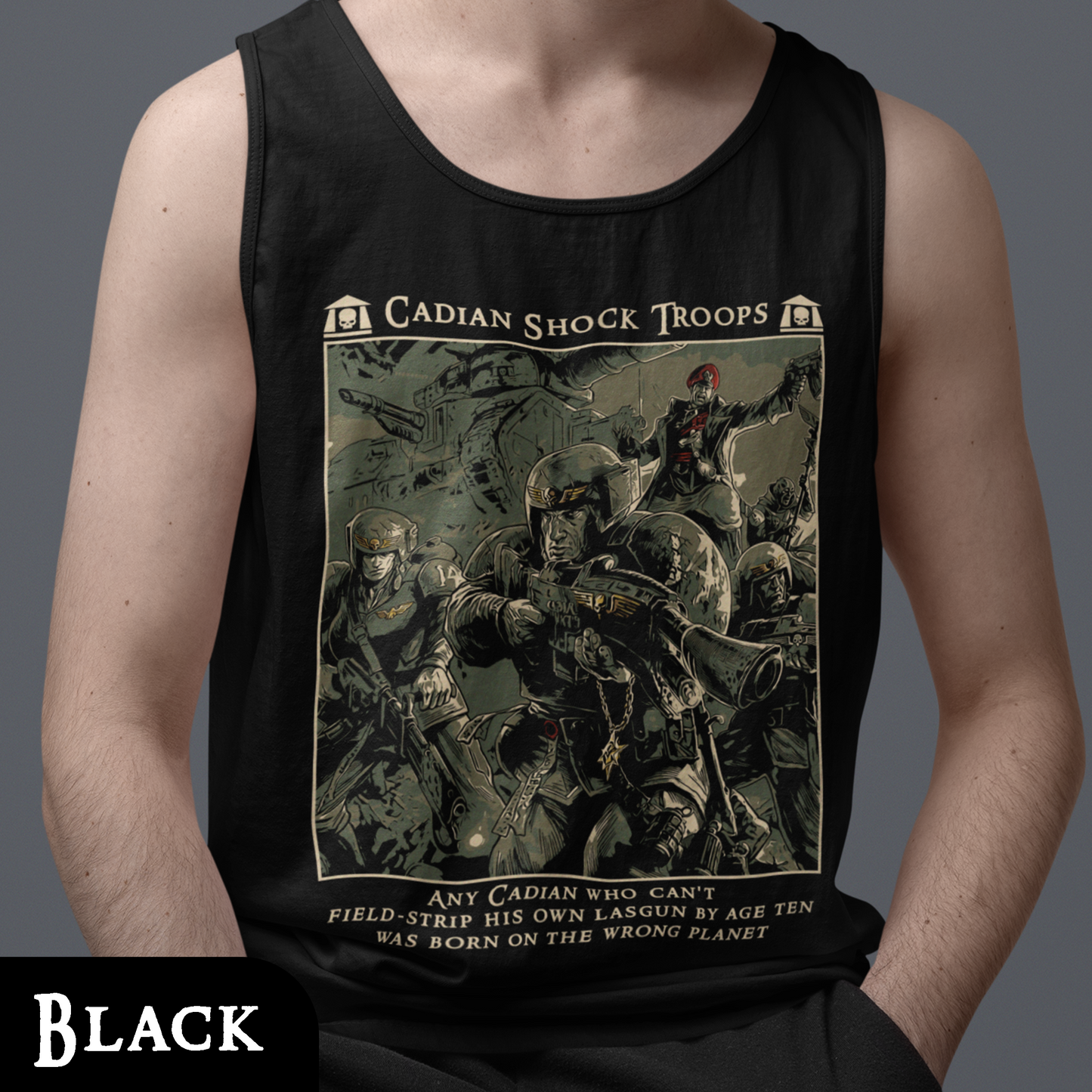 Cadian Shock Troops - Astra Militarum | Tank Top
