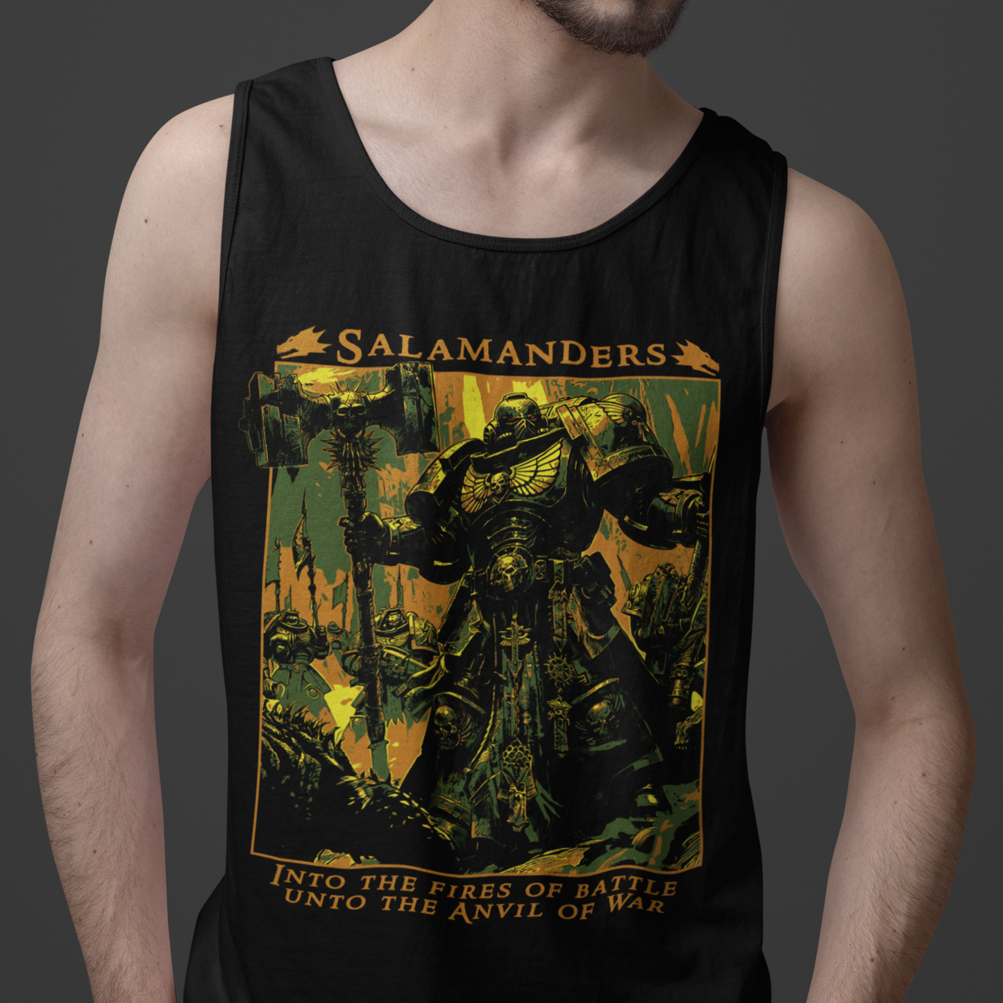 "Into The Fires Of Battle" Tank Top