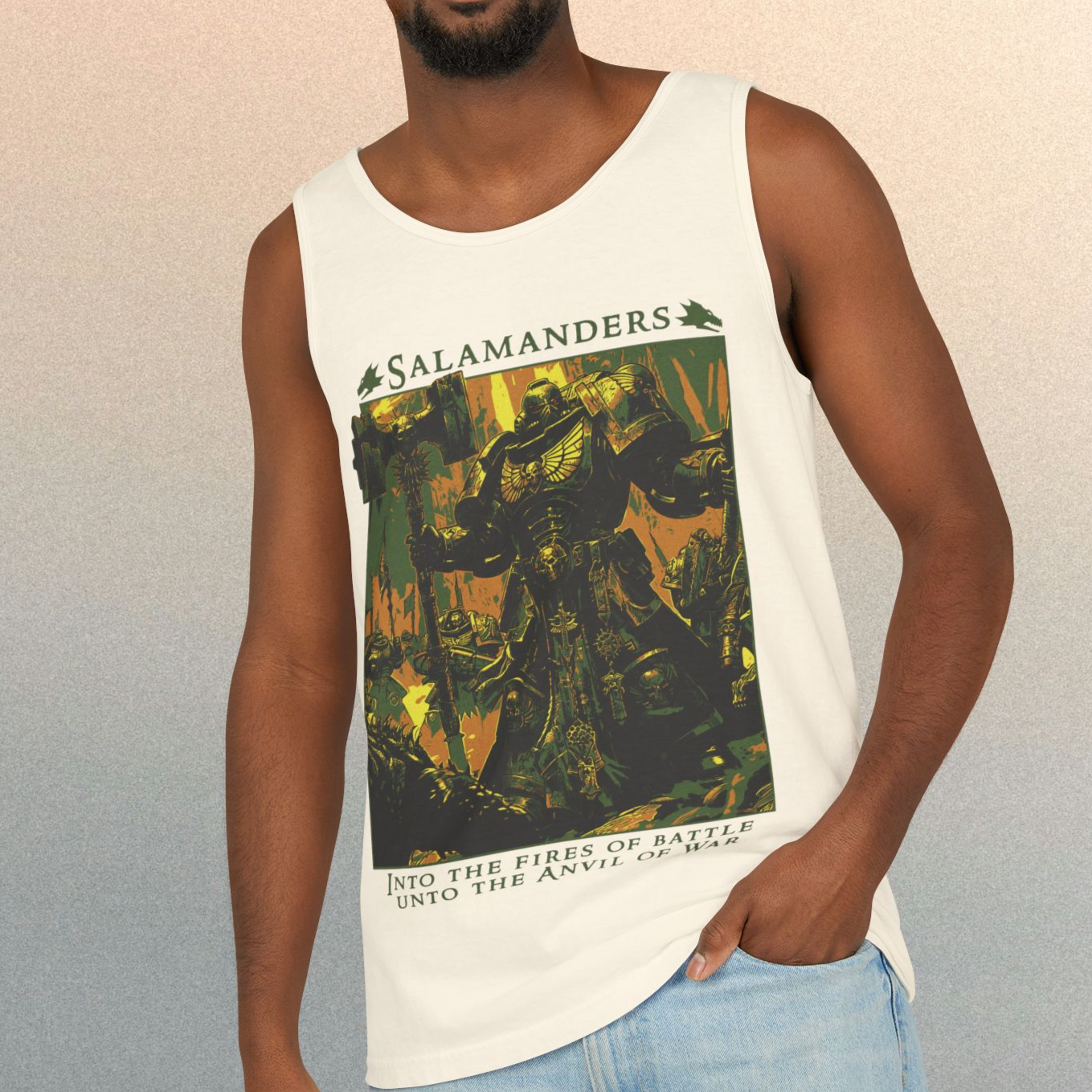 "Into The Fires Of Battle" Tank Top