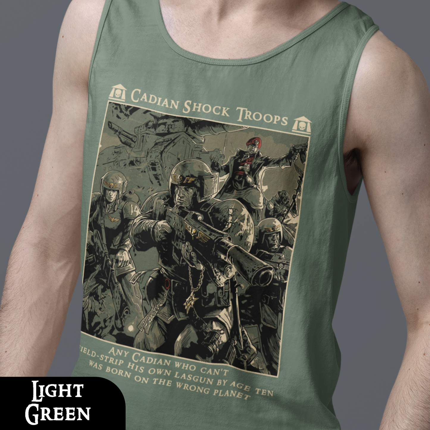 Cadian Shock Troops - Astra Militarum | Tank Top