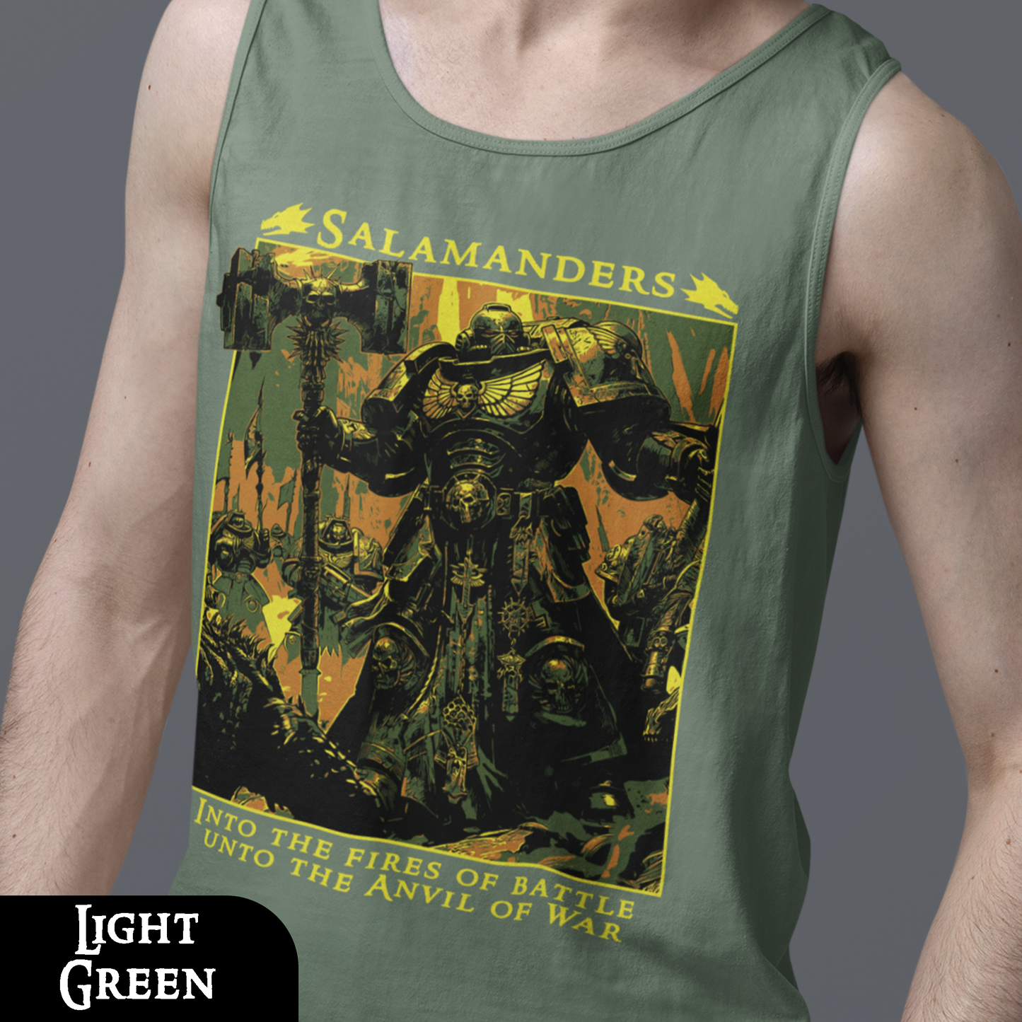 Salamanders - Into The Fires Of Battle | Tank Top