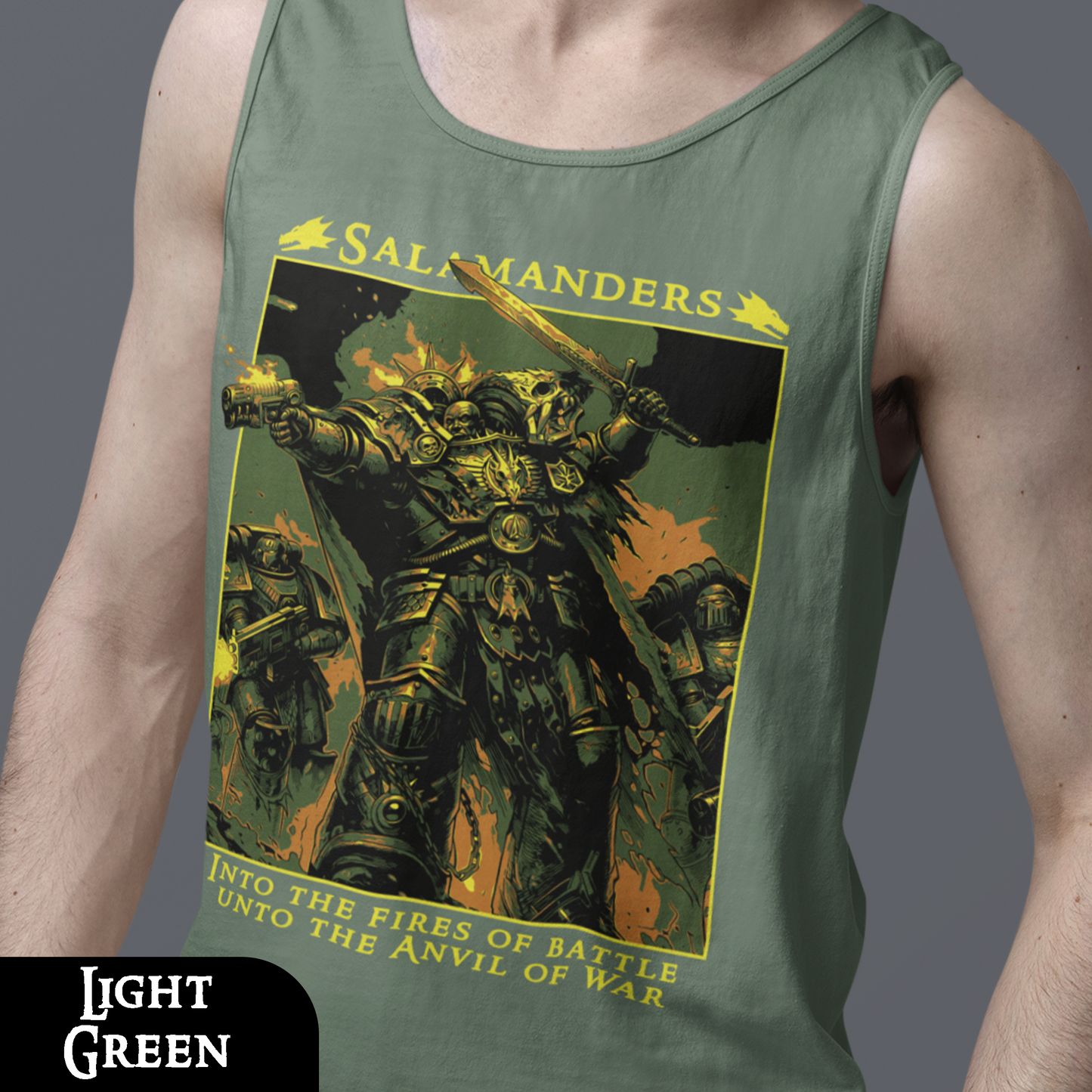 Salamanders - Unto The Anvil of War | Tank Top