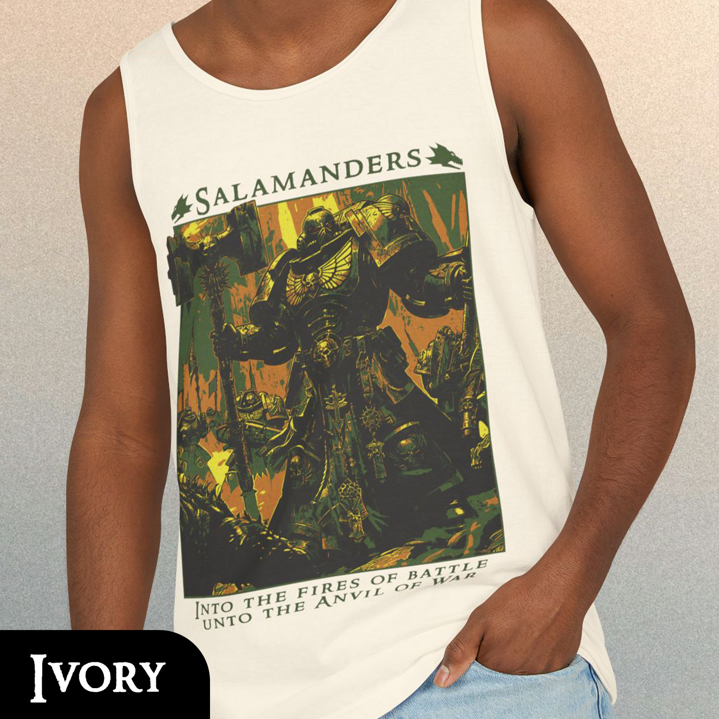 Salamanders - Into The Fires Of Battle | Tank Top