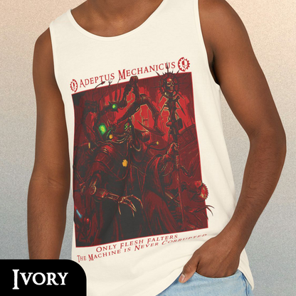 Adeptus Mechanicus - Only Flesh Falters | Tank Top