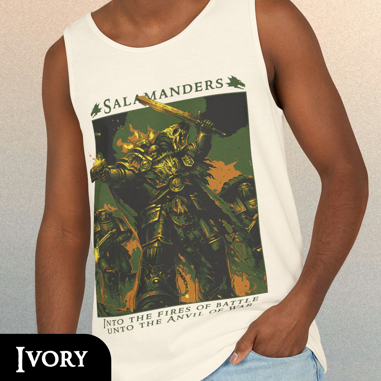 Salamanders - Unto The Anvil of War | Tank Top