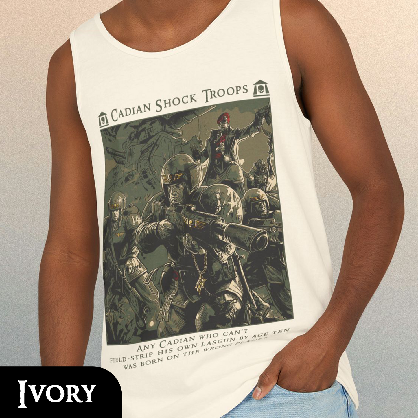 Cadian Shock Troops - Astra Militarum | Tank Top