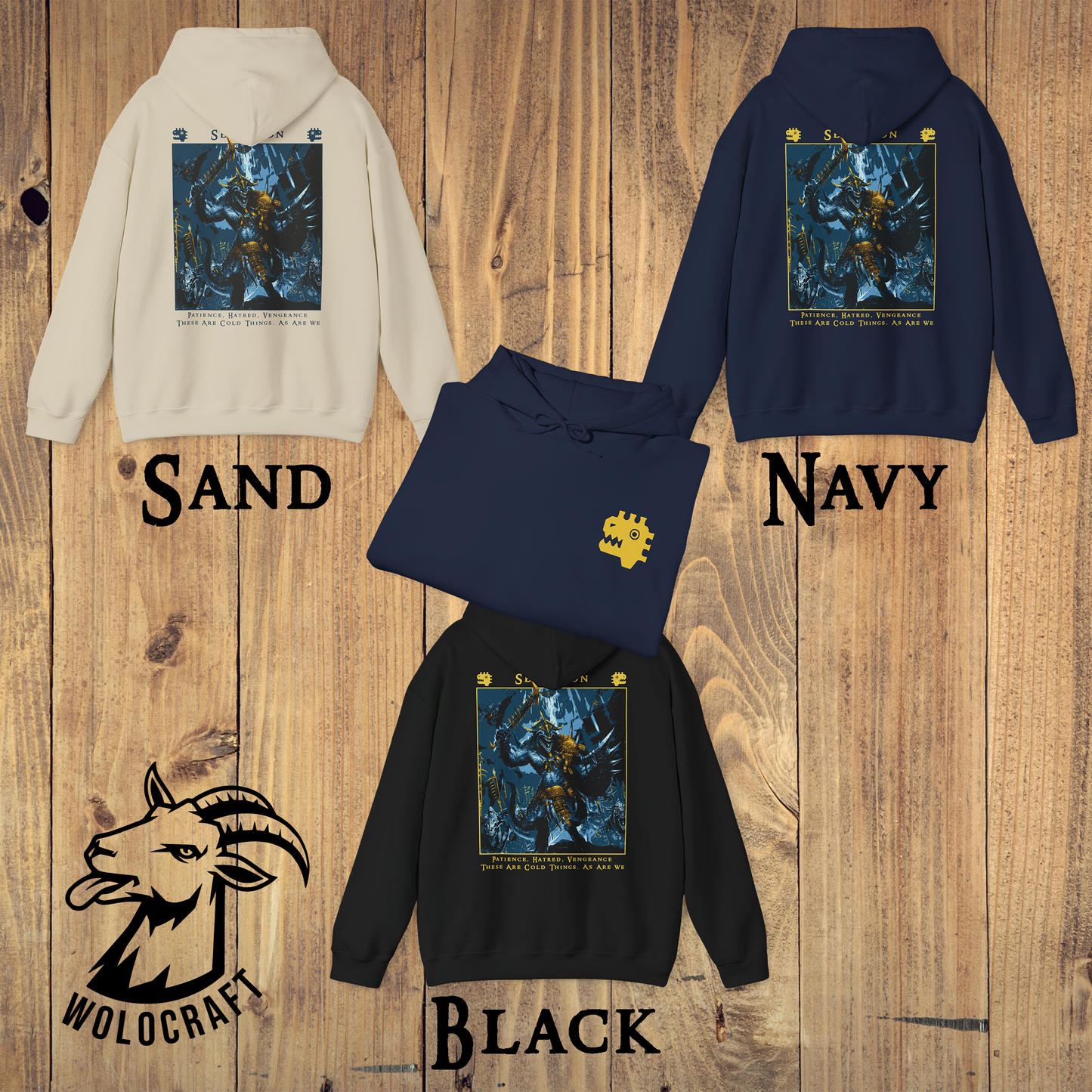 "Patience, Hatred, Vengeance" Hoodie