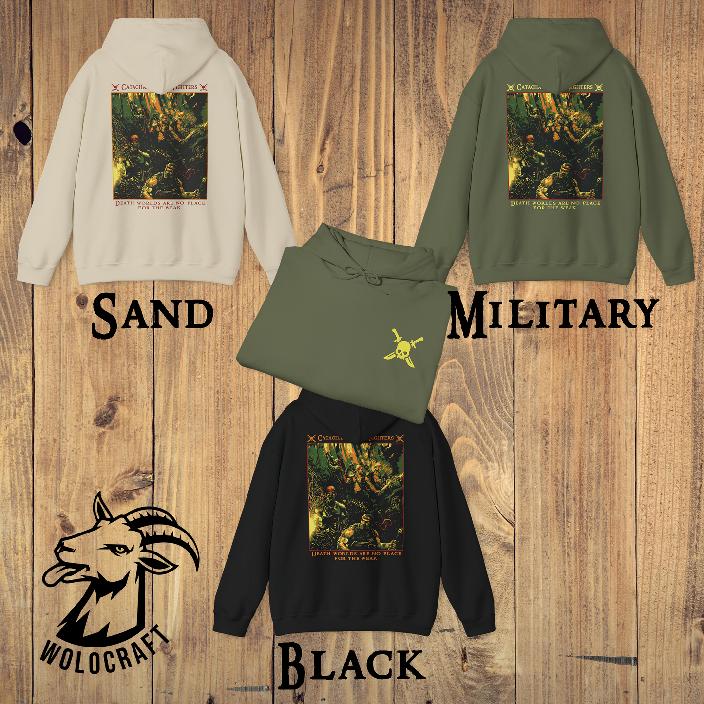 "No Place For The Weak" Hoodie