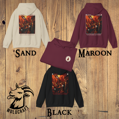 "Our Duty Begins Only In Death" hoodie