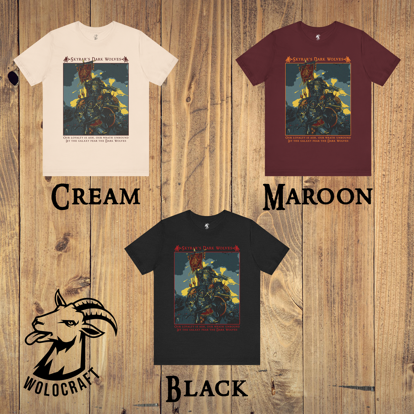 "Fear The Dark Wolves" T-Shirt