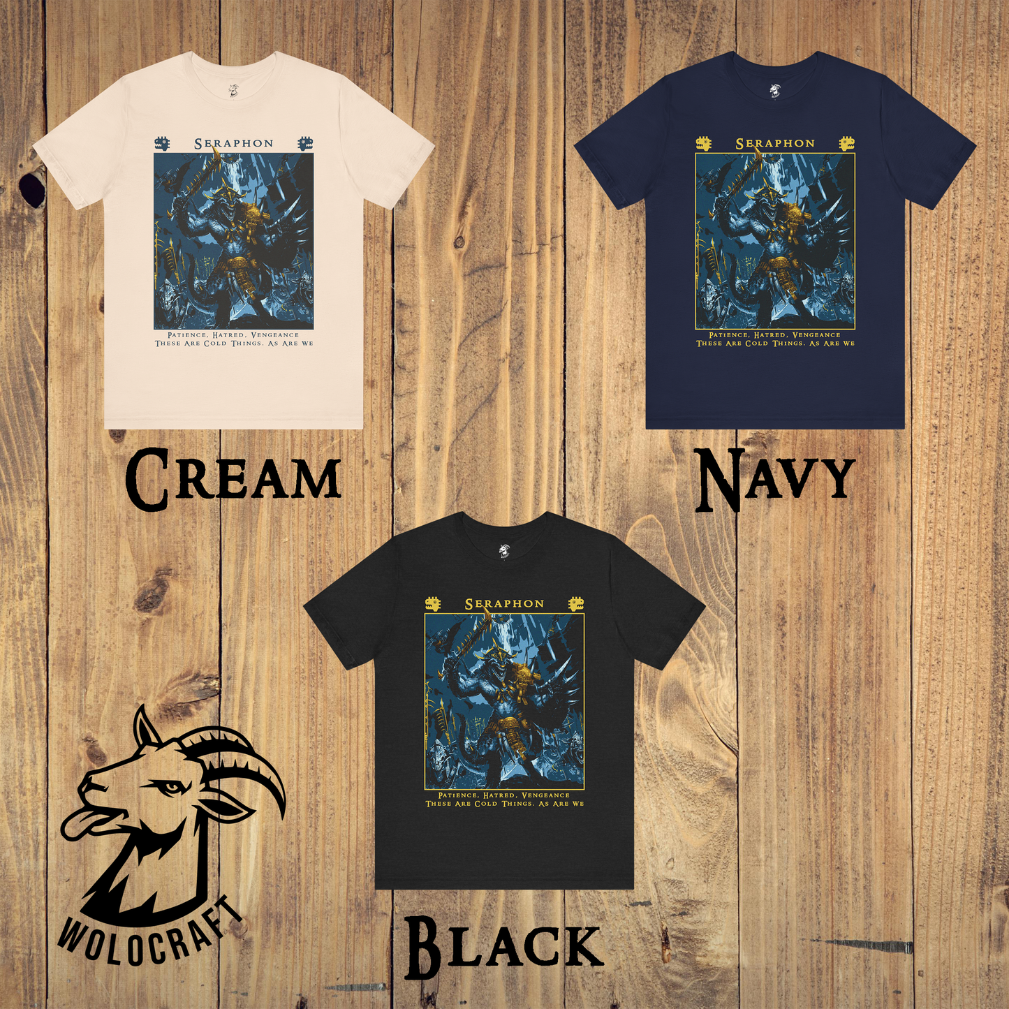 "Patience, Hatred, Vengeance" T-Shirt