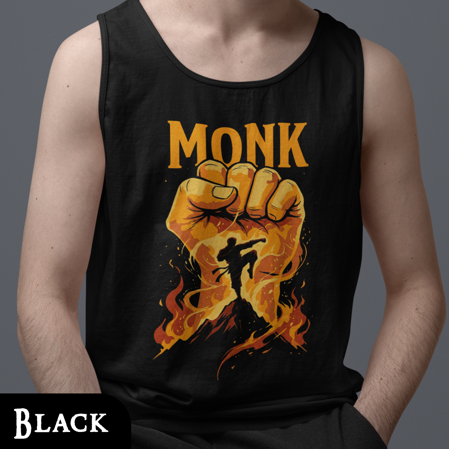 "Monk" D&D Tank Top