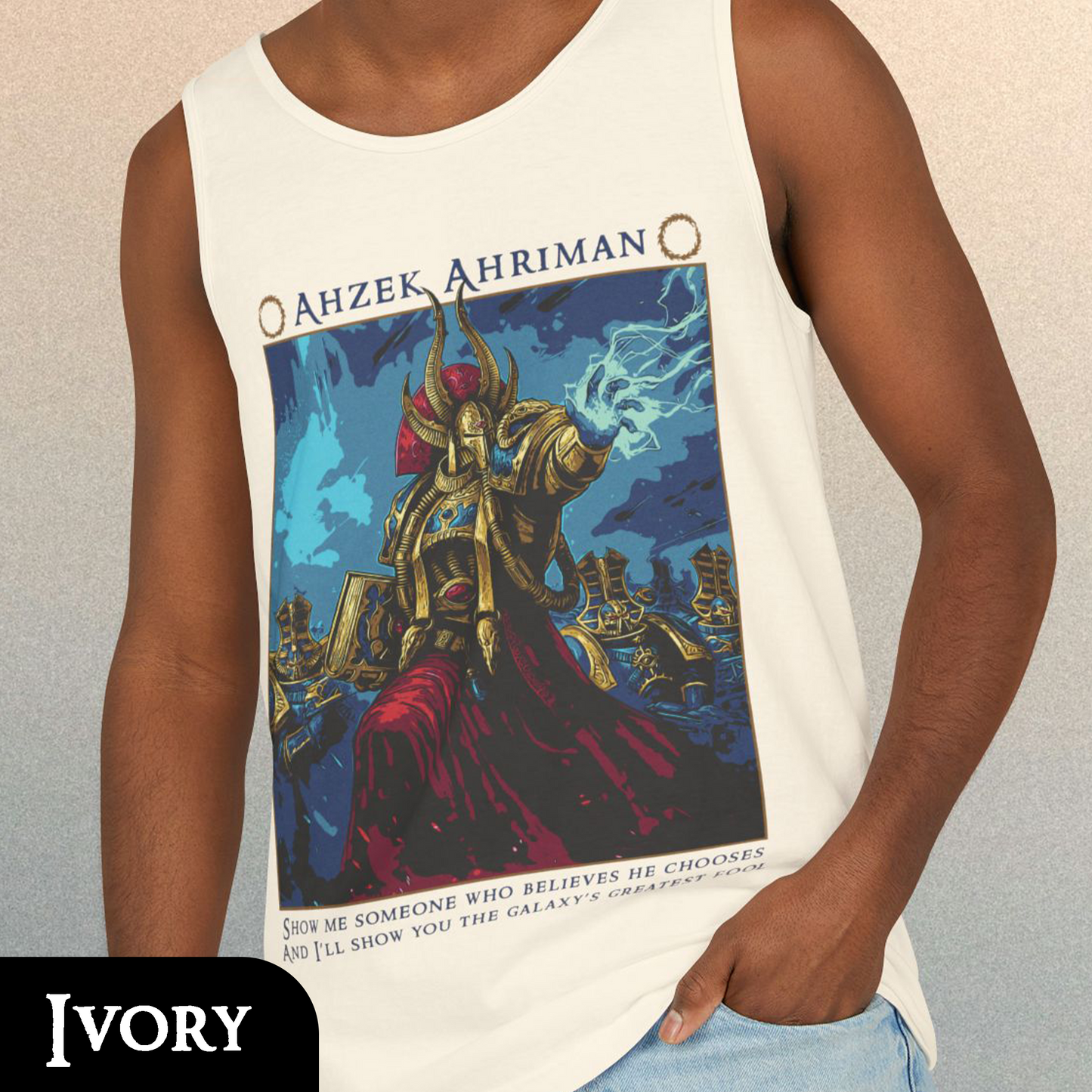 "Chaos Sorcerer Ahriman" Tank Top