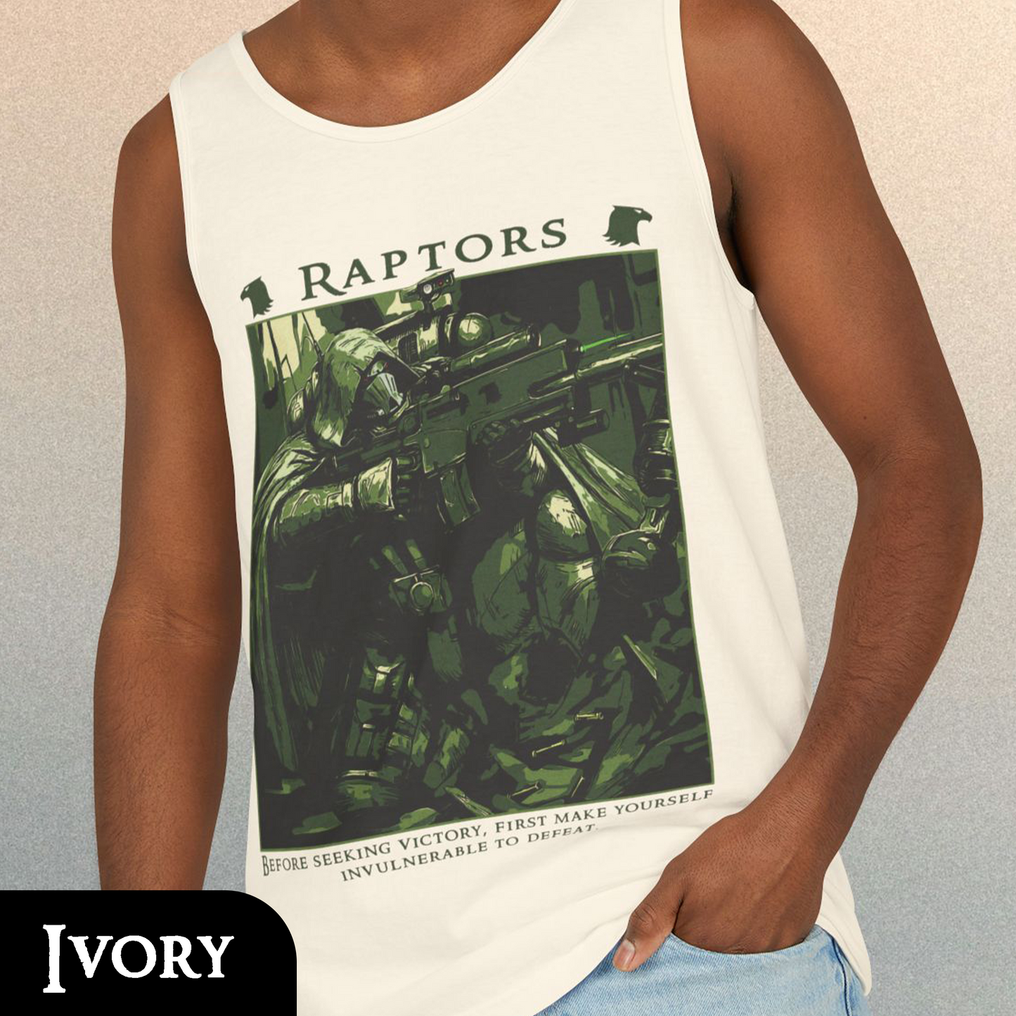 "Make Yourself Invulnerable to Defeat" Tank Top