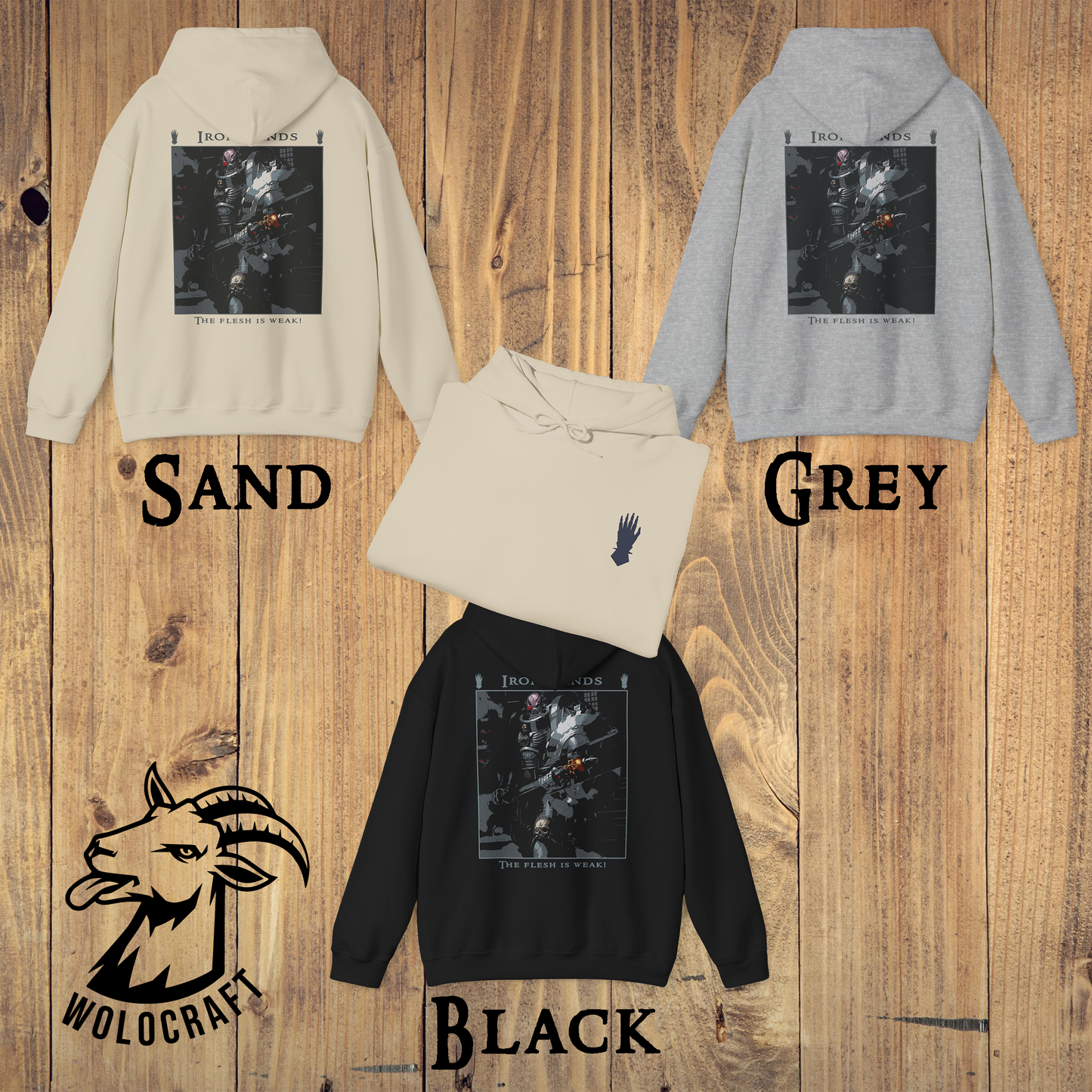 "The Flesh is Weak" Hoodie
