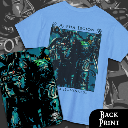 Alpha Legion - Hydra Dominatus | Back Print T-Shirt