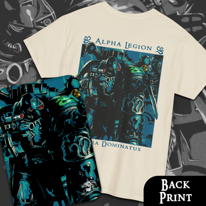 Alpha Legion - Hydra Dominatus | Back Print T-Shirt