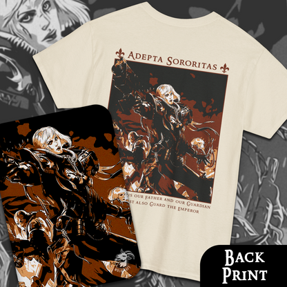 Adepta Sororitas - Sister Of Battle | Back Print T-Shirt