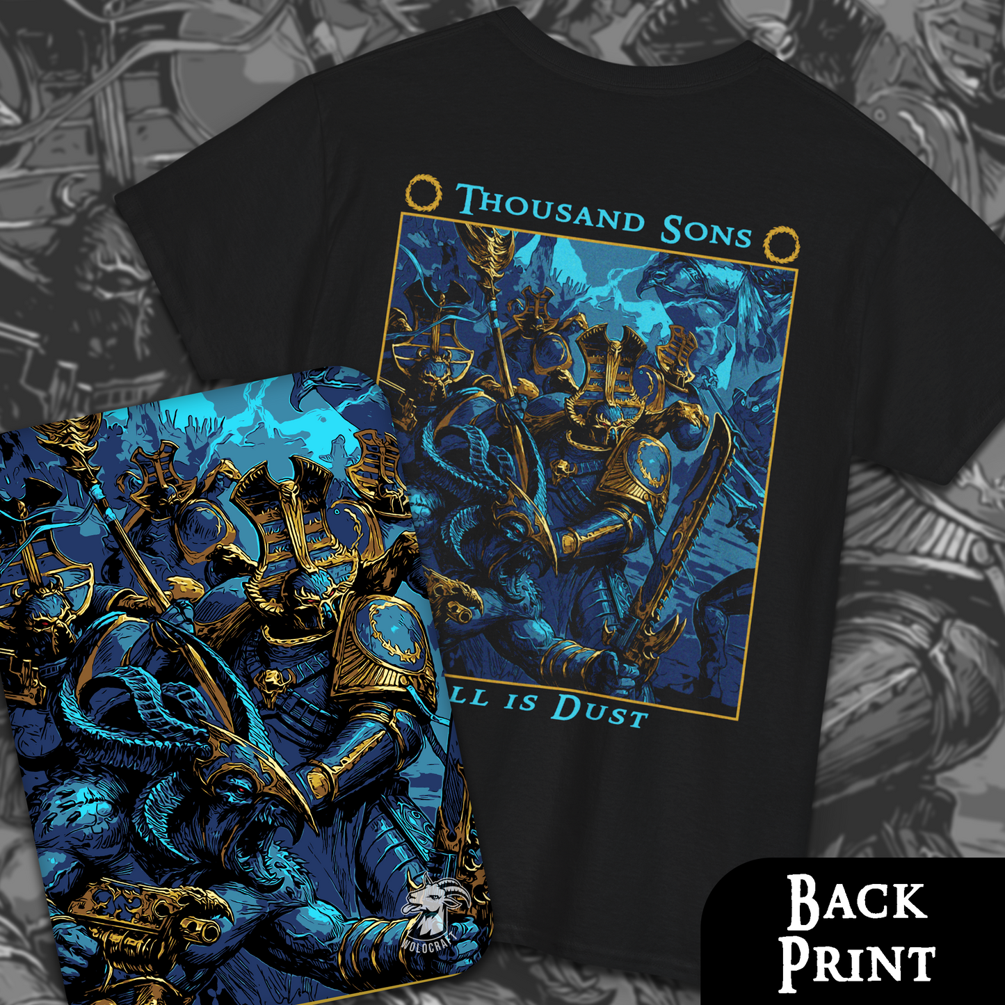 Thousand Sons - All is Dust | Back Print T-Shirt