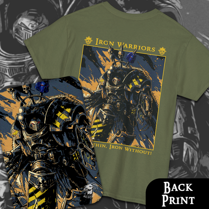 Iron Within, Iron Without | Back Print T-Shirt