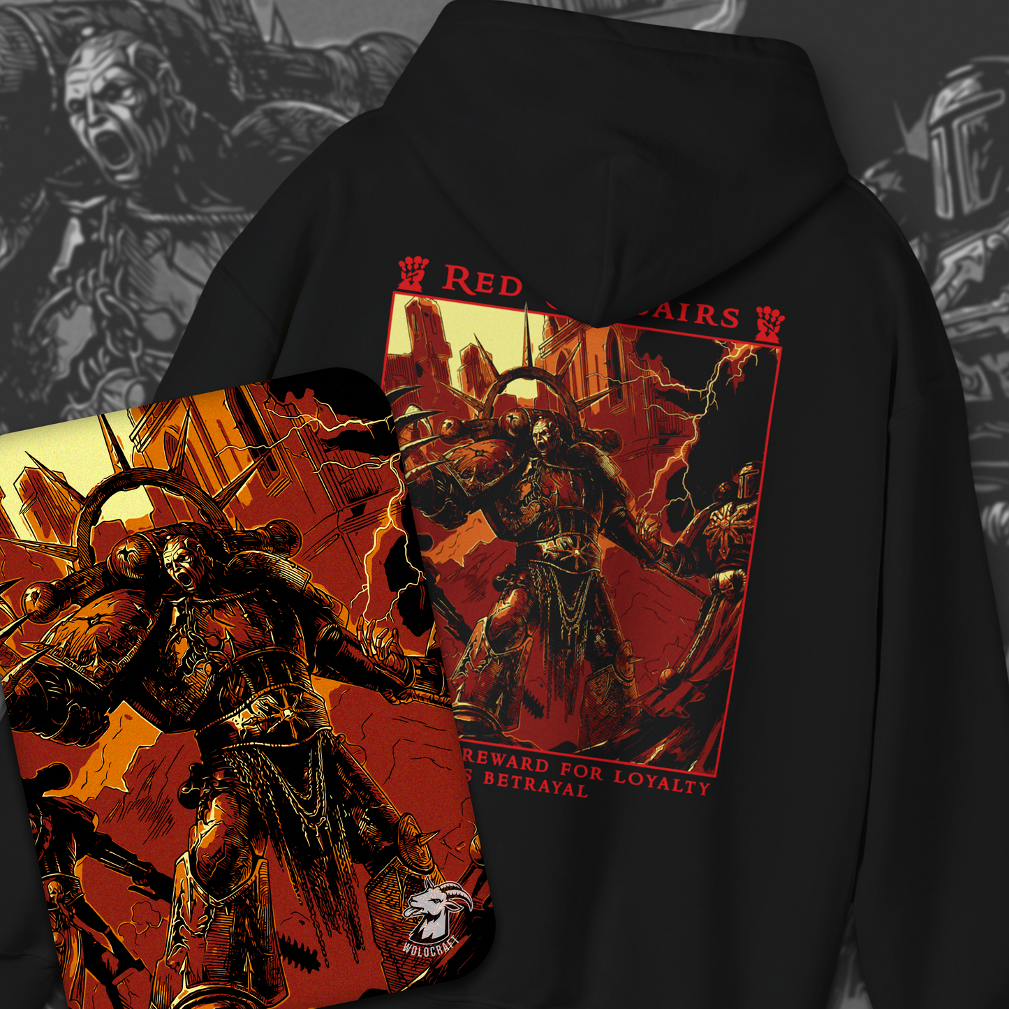 Red Corsairs Warhammer 40k |  Hoodie