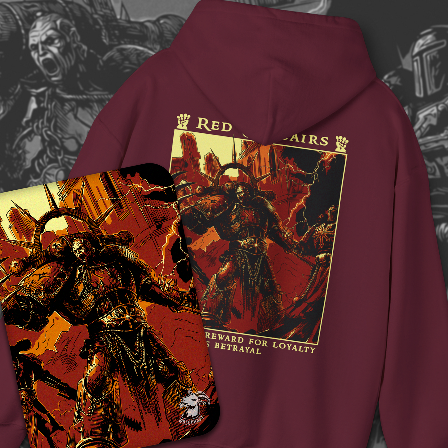 Red Corsairs Warhammer 40k |  Hoodie