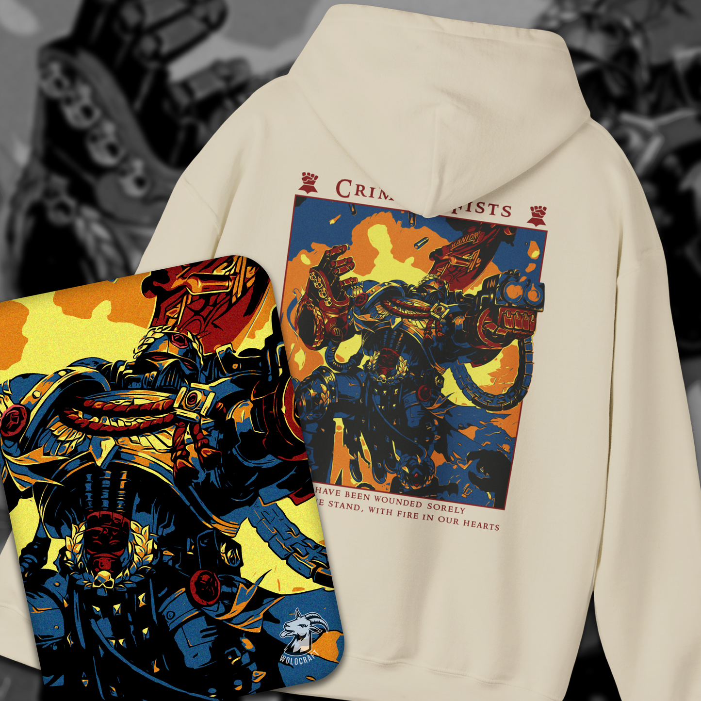 "We Have Been Wounded Sorely" Hoodie