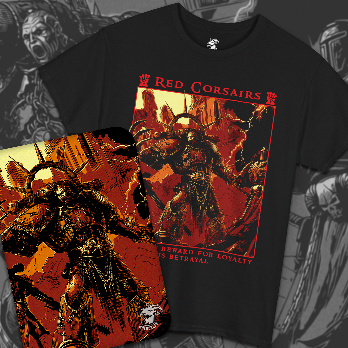Red Corsairs Warhammer 40k | T-Shirt