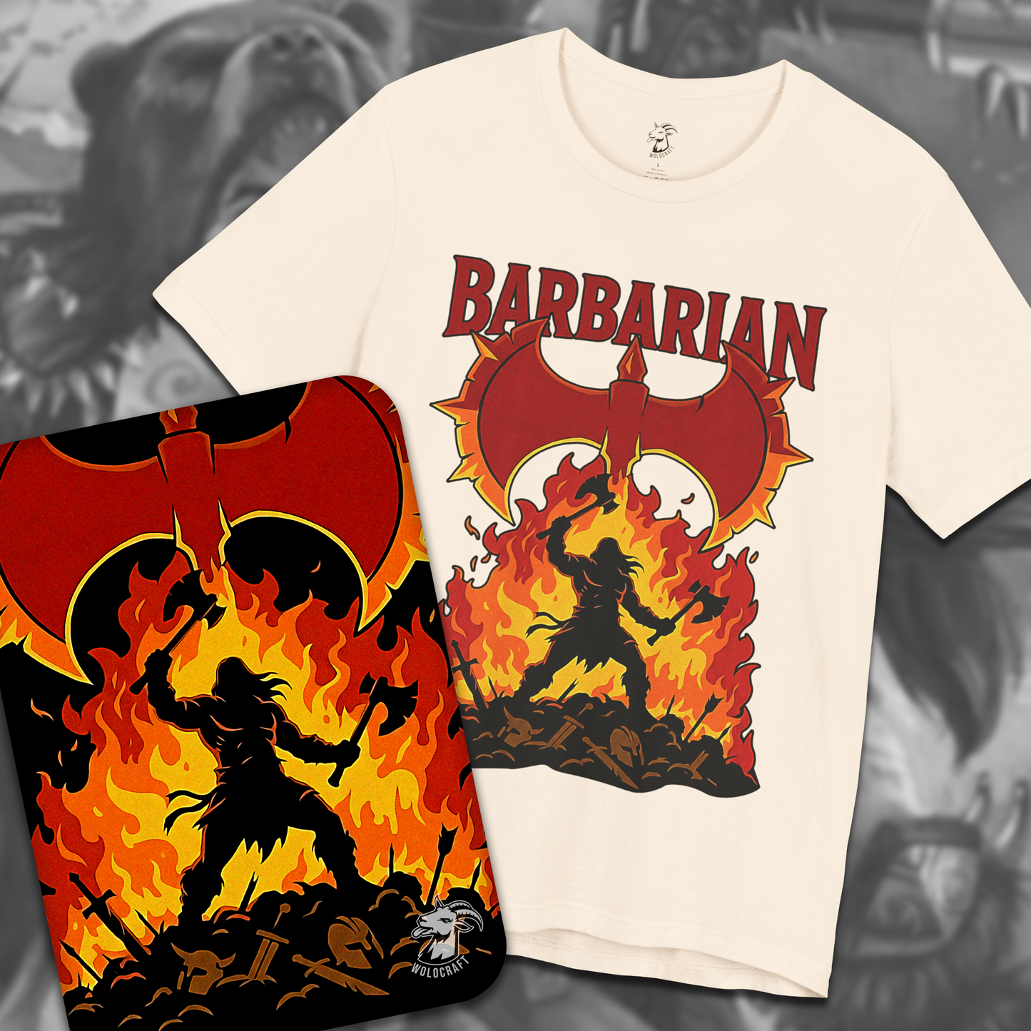"Barbarian" D&D T-Shirt