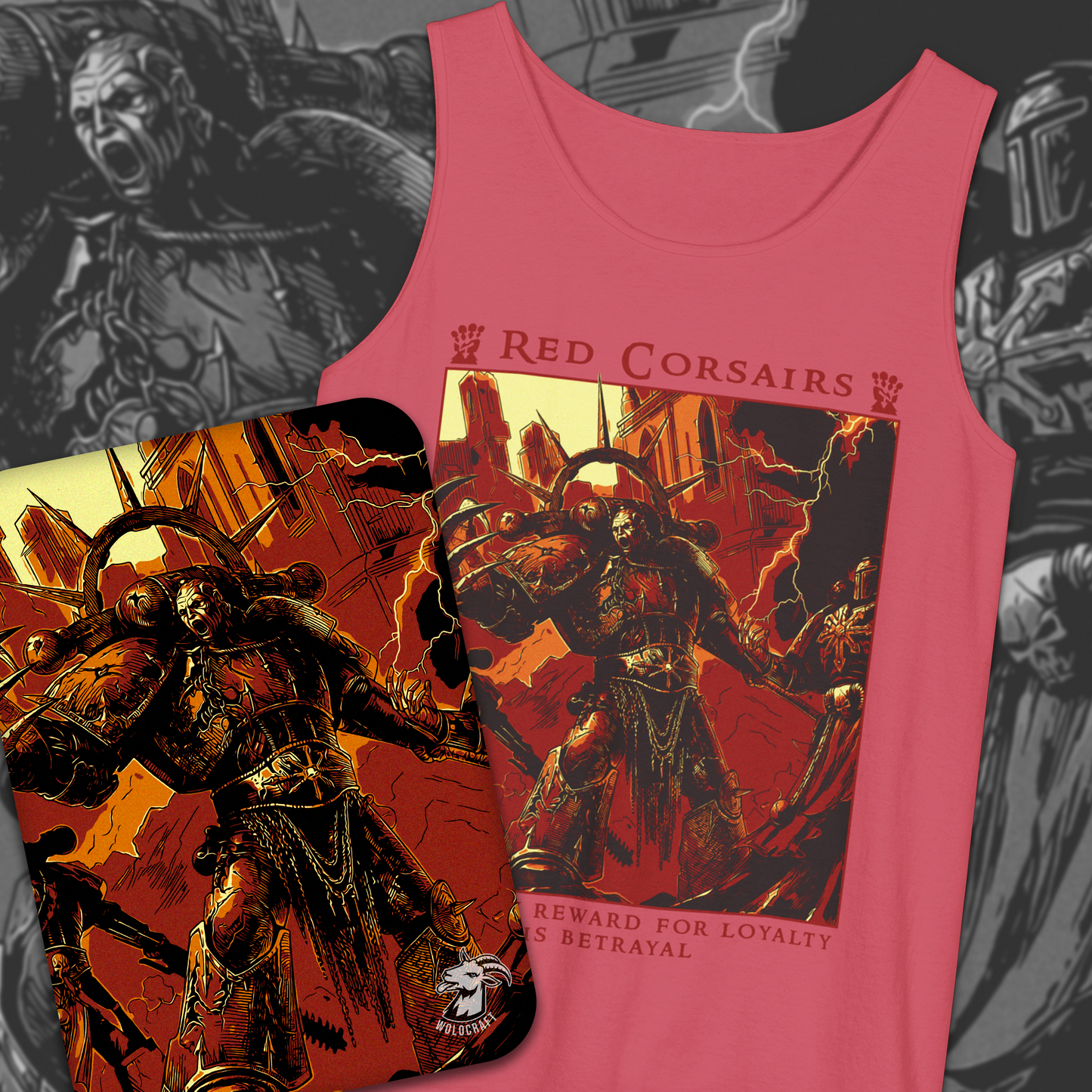 Red Corsairs Warhammer 40k | Tank Top