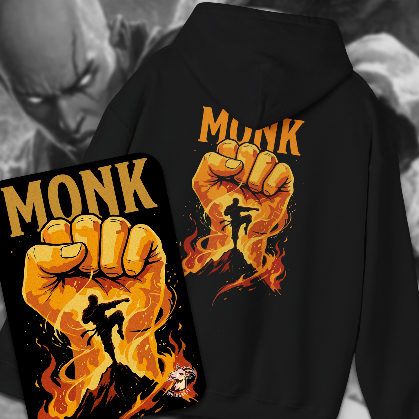 "Monk" D&D Hoodie