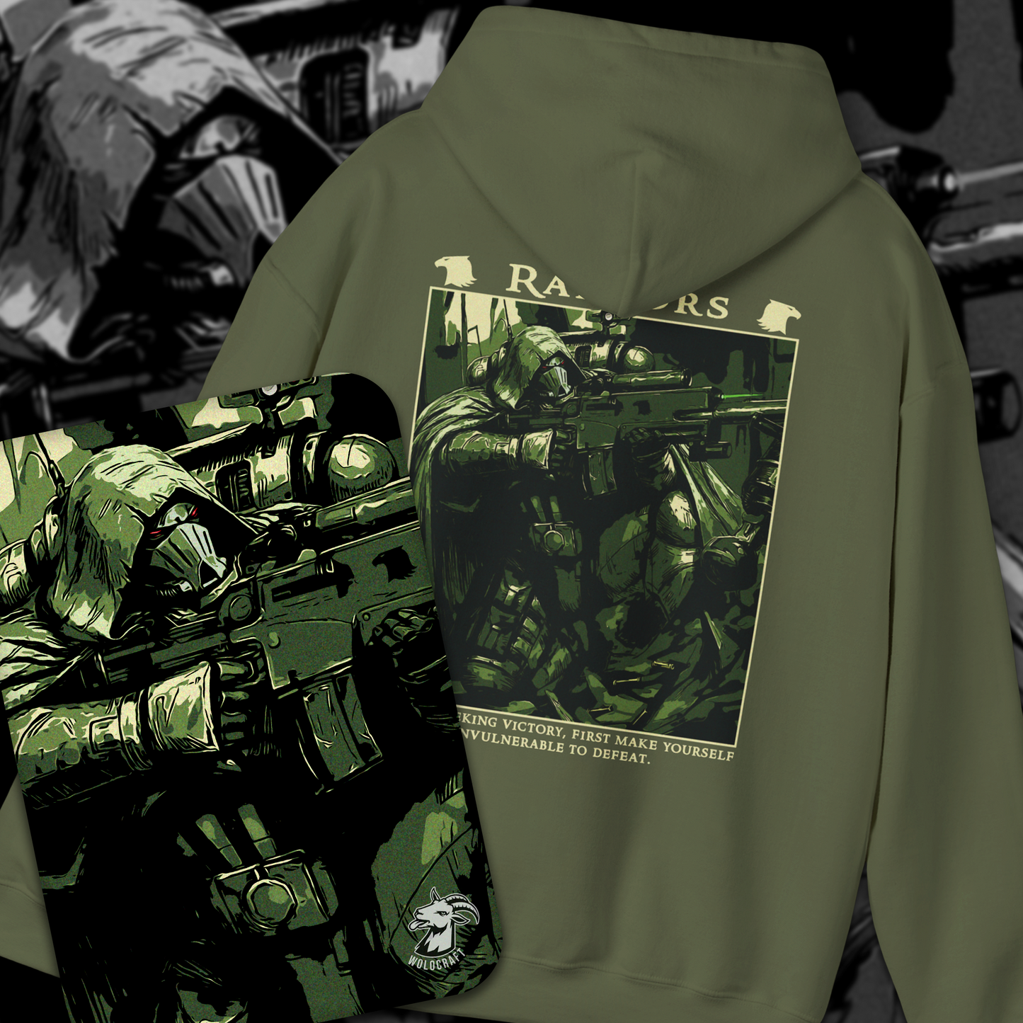 "Make Yourself Invulnerable to Defeat" Hoodie
