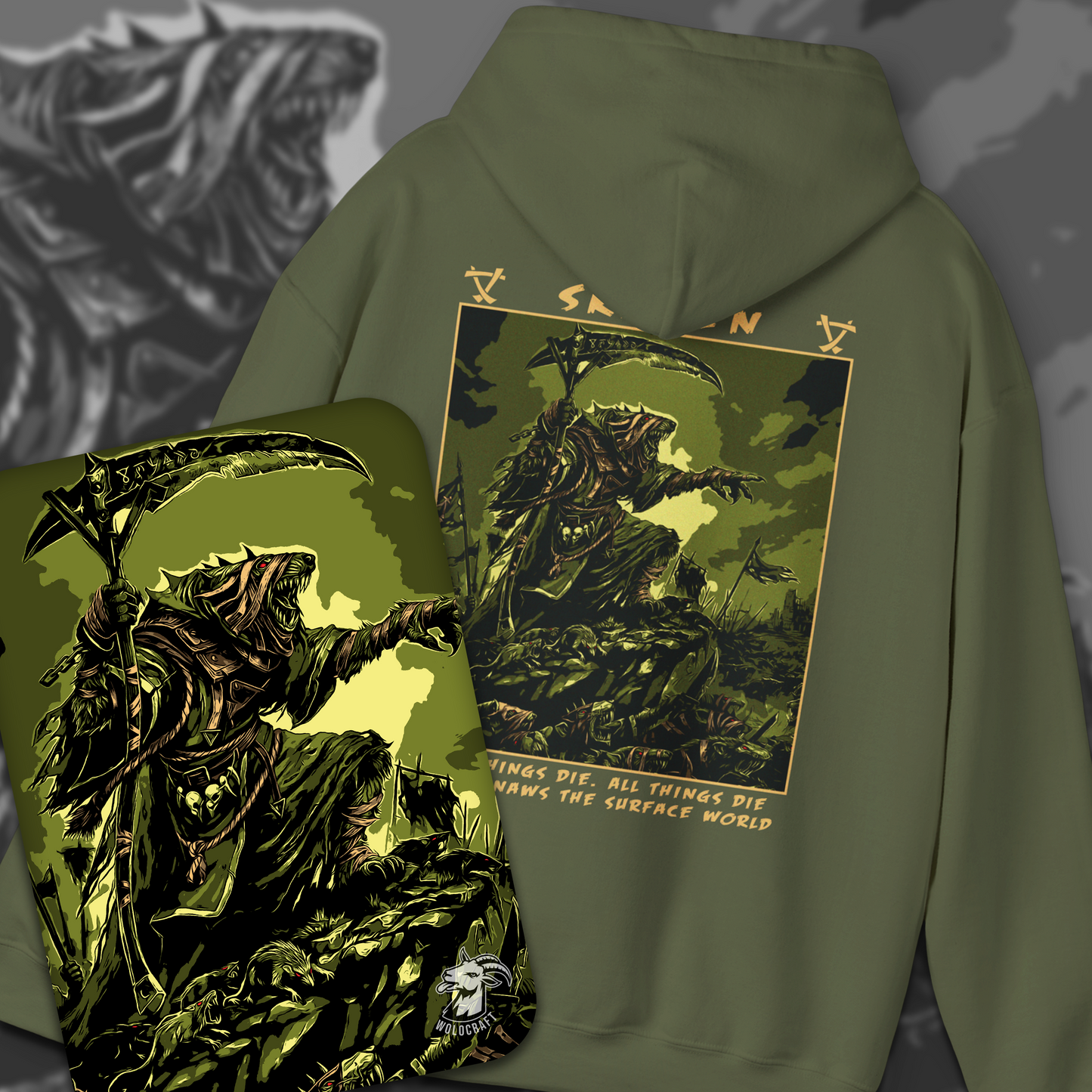 "Doom Gnaws The Surface World" Hoodie