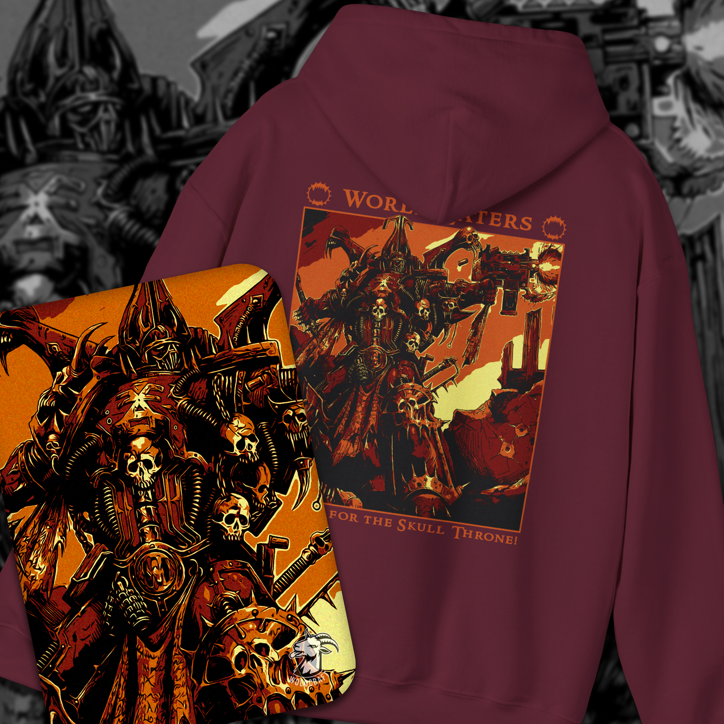 "Skulls For The Skull Throne" Hoodie