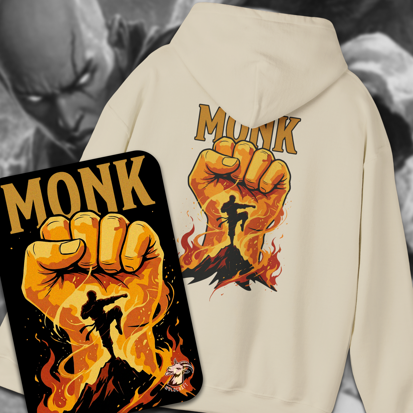 "Monk" D&D Hoodie
