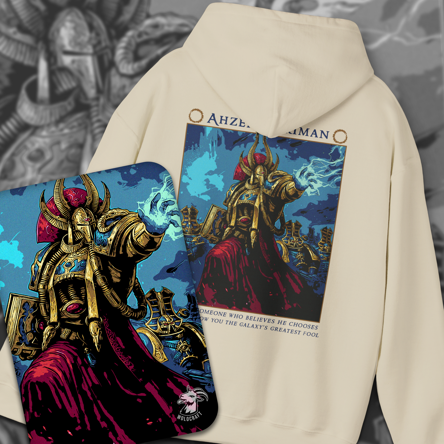 "Chaos Sorcerer Ahriman" Hoodie