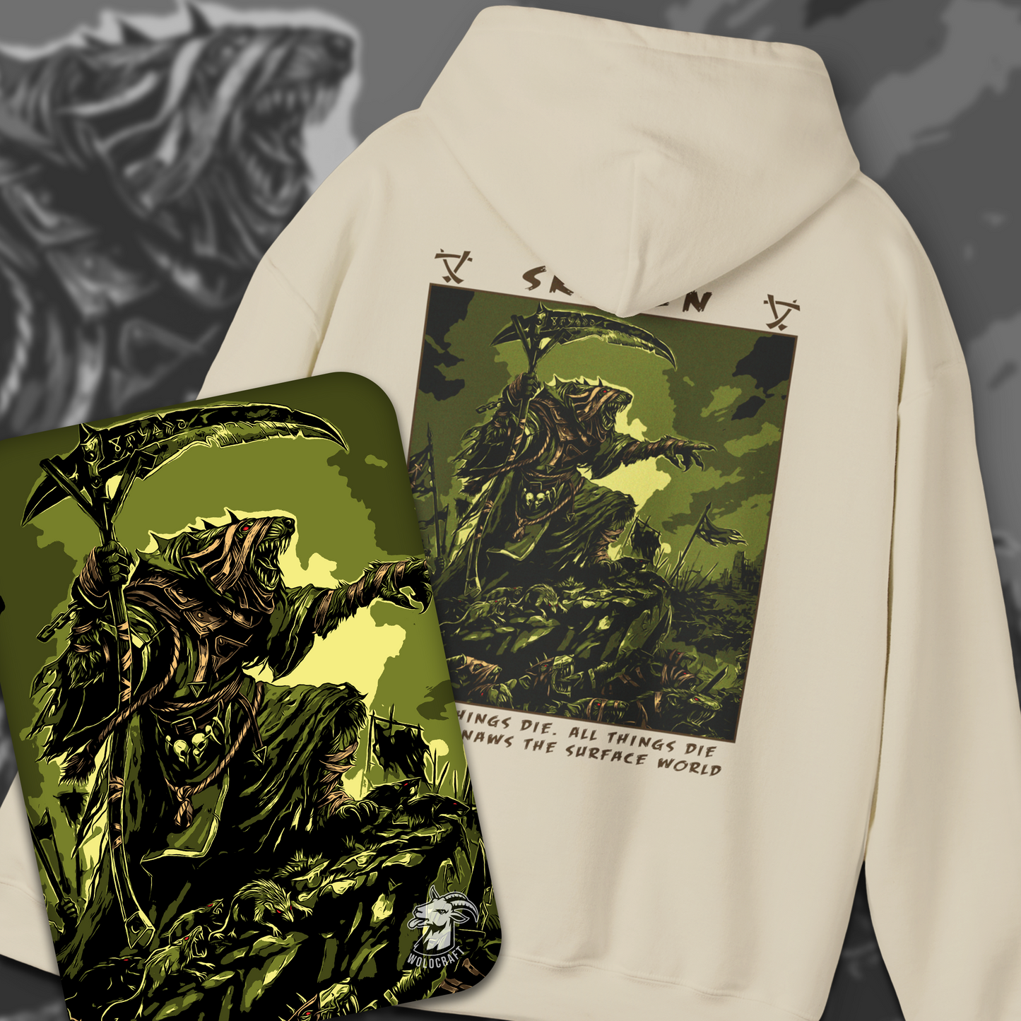 "Doom Gnaws The Surface World" Hoodie