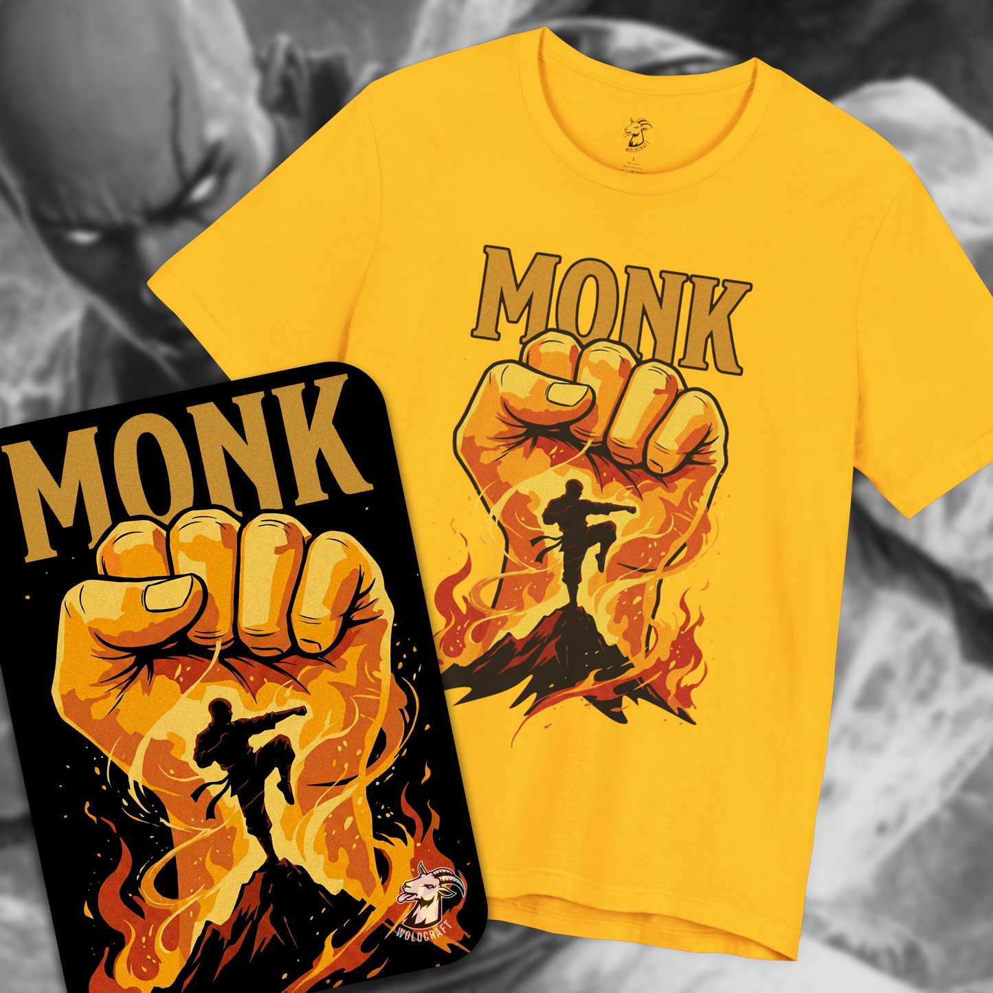 "Monk" D&D T-Shirt