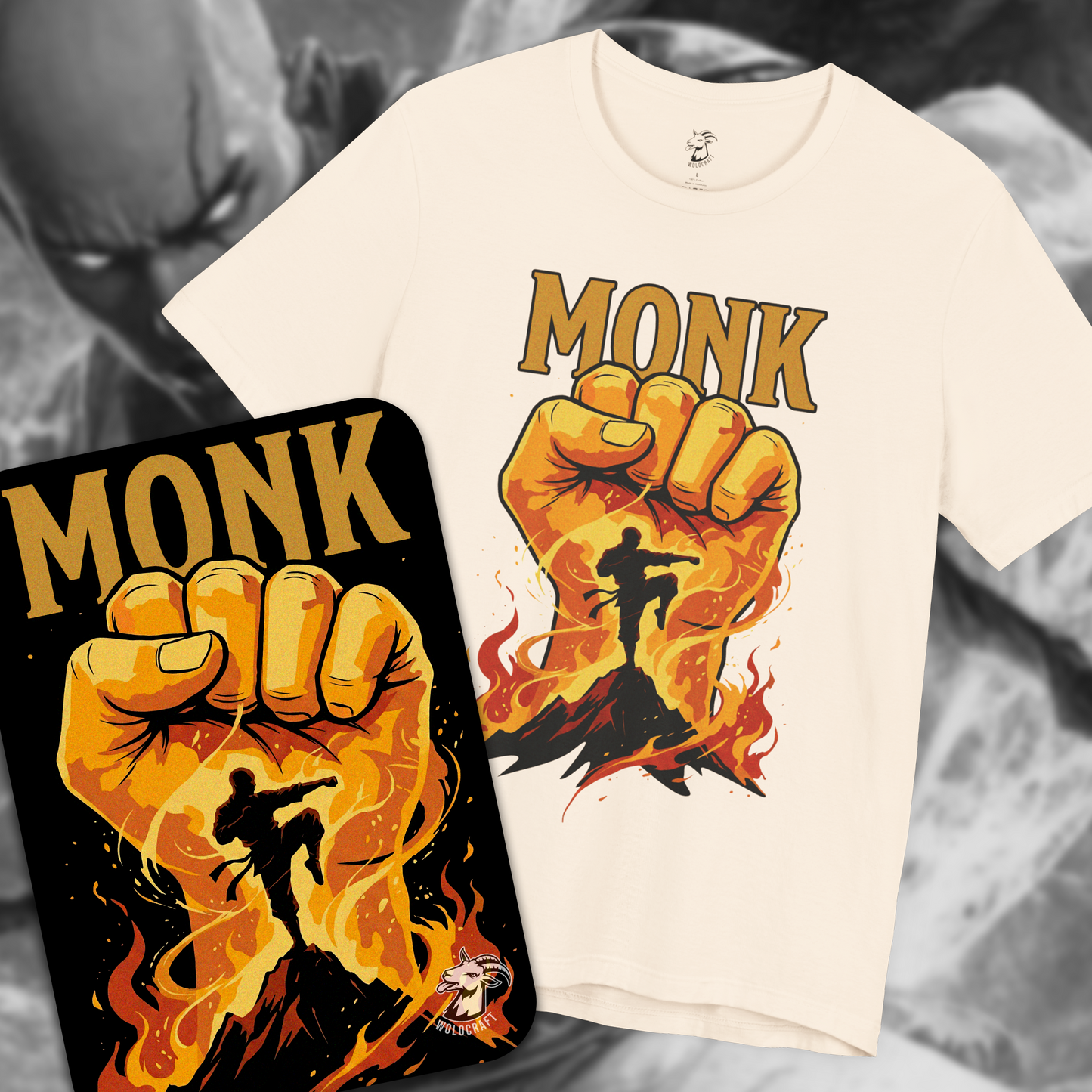 "Monk" D&D T-Shirt