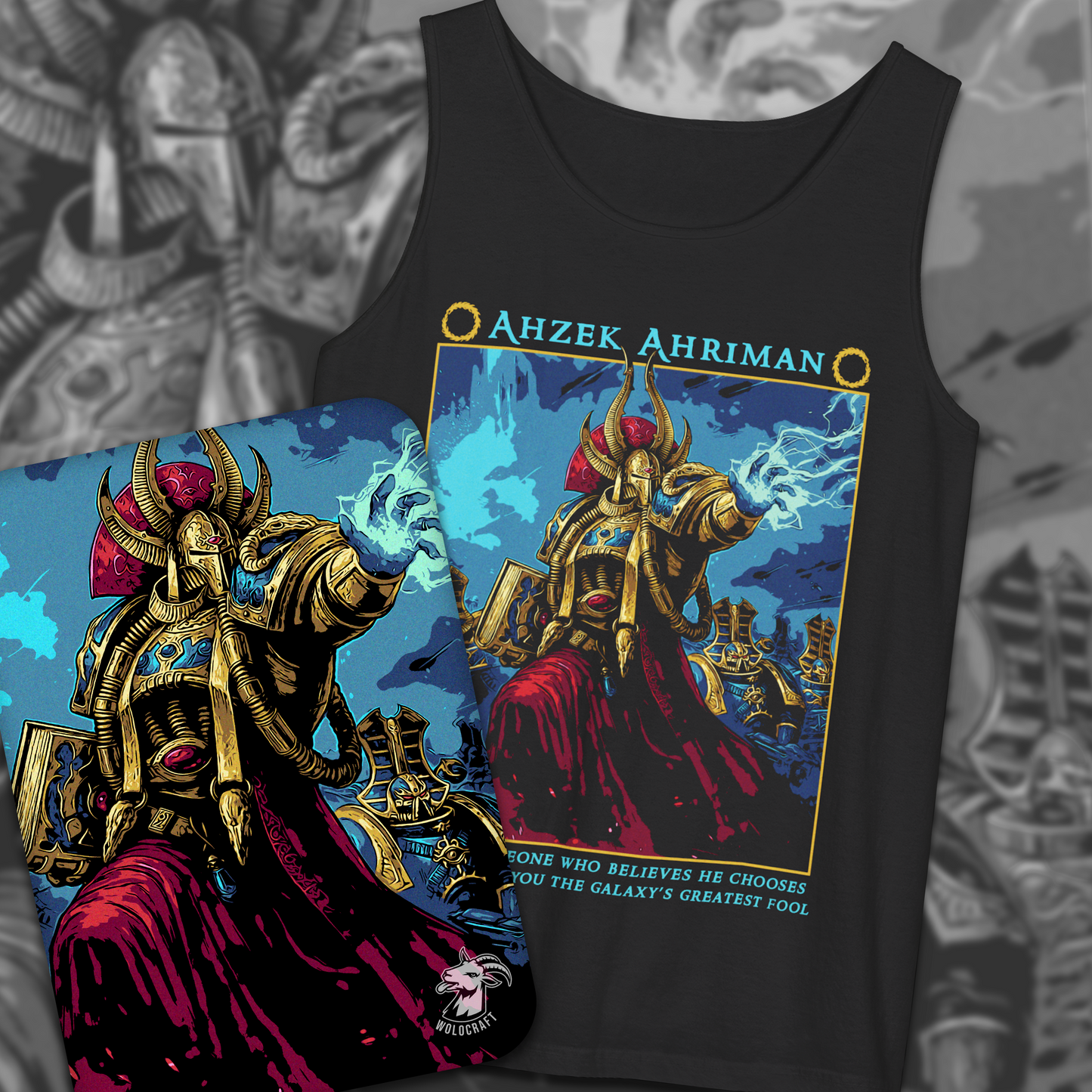 "Chaos Sorcerer Ahriman" Tank Top
